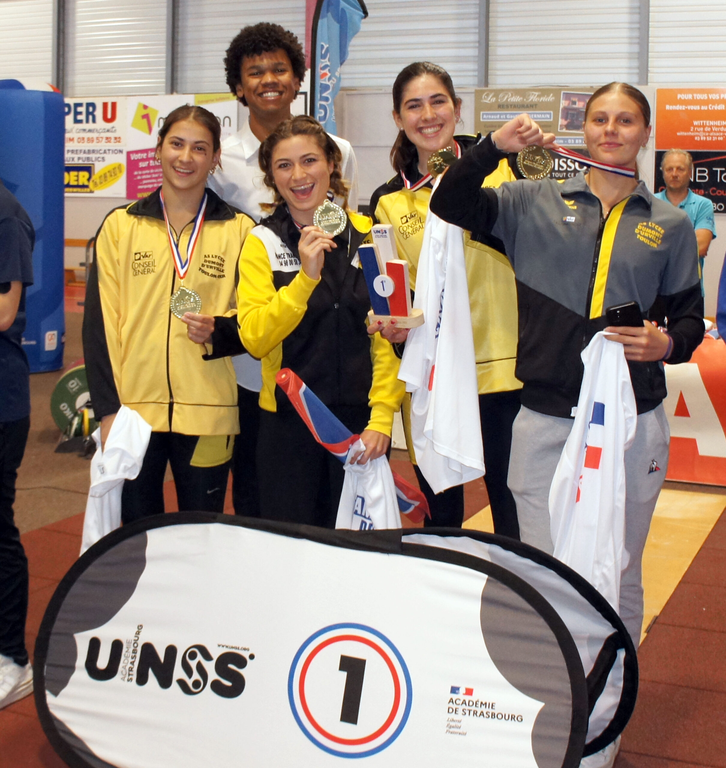 Equipe féminine UNSS (Margot, Lula, Chloé, Carla), Championne de France (2024)